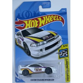 Hot Wheels - Custom '01 Acura Integra GSR - HW Speed Graphics 9/10 [White] #5/250