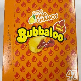 Bubbaloo 5 Sabores  Gum Bubblegum - Specification: Piña Chamoy