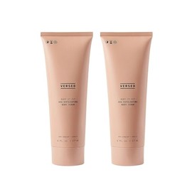 Versed- Exfoliante corporal y mascarilla exfoliantes AHA Buff It Out, paquete de 2: exfoliante con ácido láctico y ácido glicólico Mi