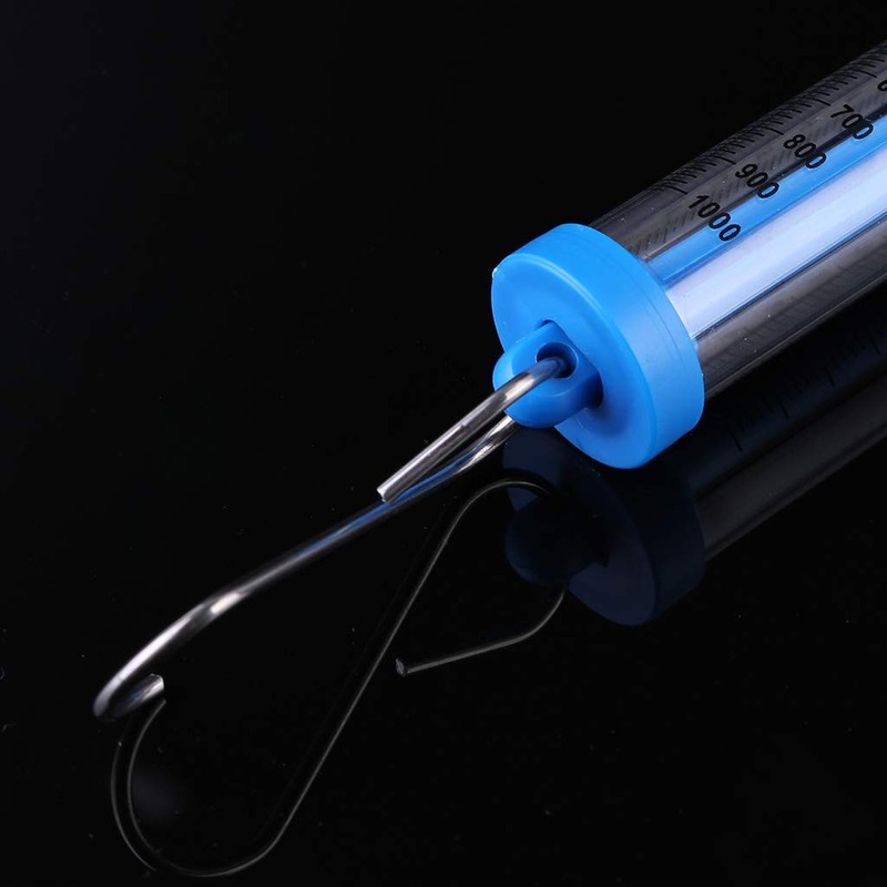 vsilay Labs Newton Force Meter Spring Scale Scale Labeled Transparent