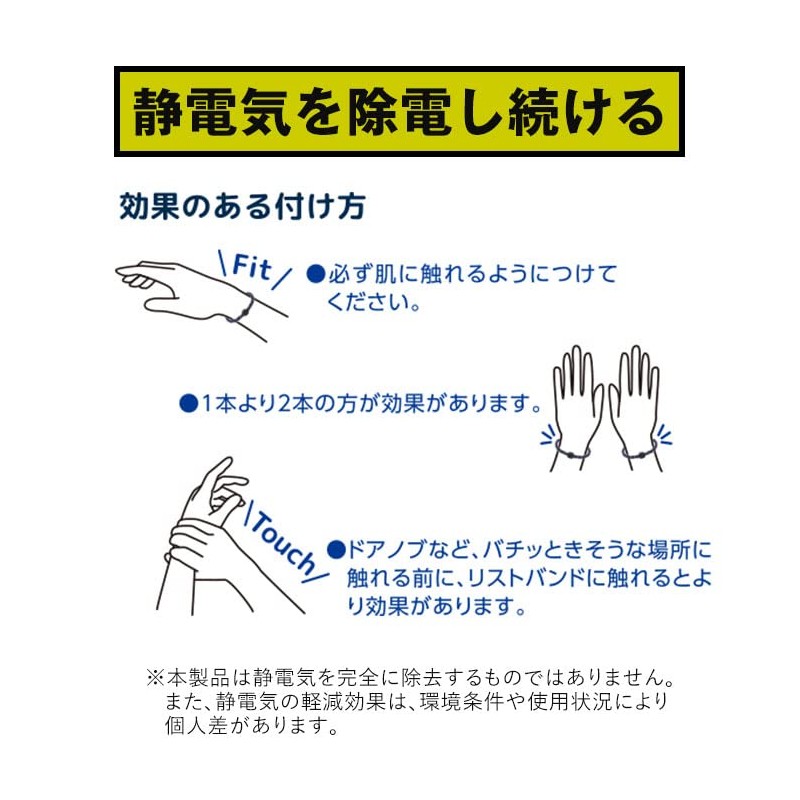SHF EB-14-6 Anti-Static Wristband White Yellow