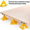 BQWanFA 20Pcs Paint Pyramid Stands,Cone Canvas and Cabinet Door Riser,Door