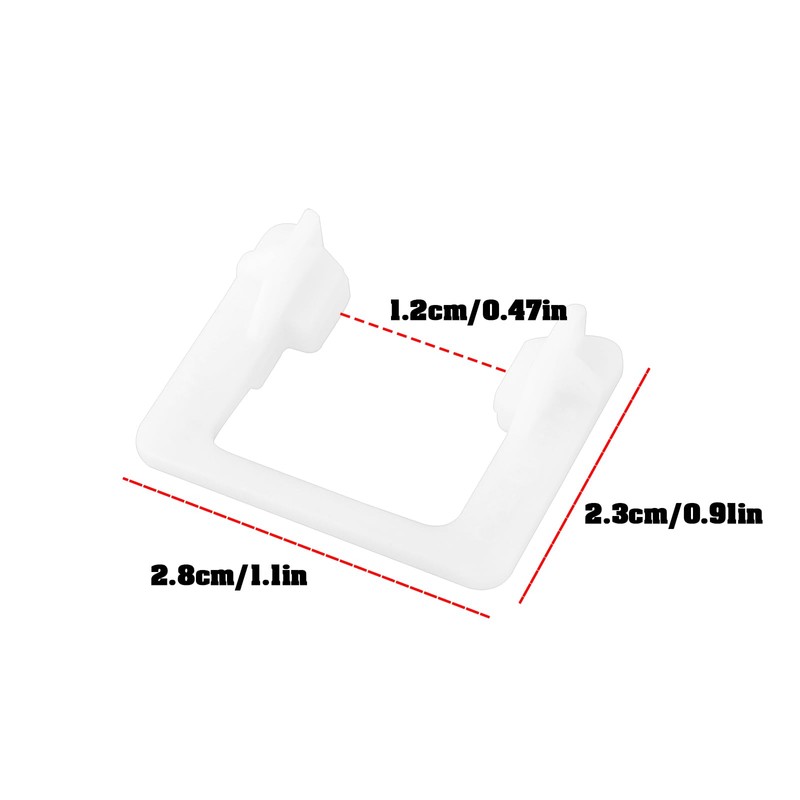 ECSiNG 10PCS Fixing Clip for Door Handle Lock Cylinder 357837242