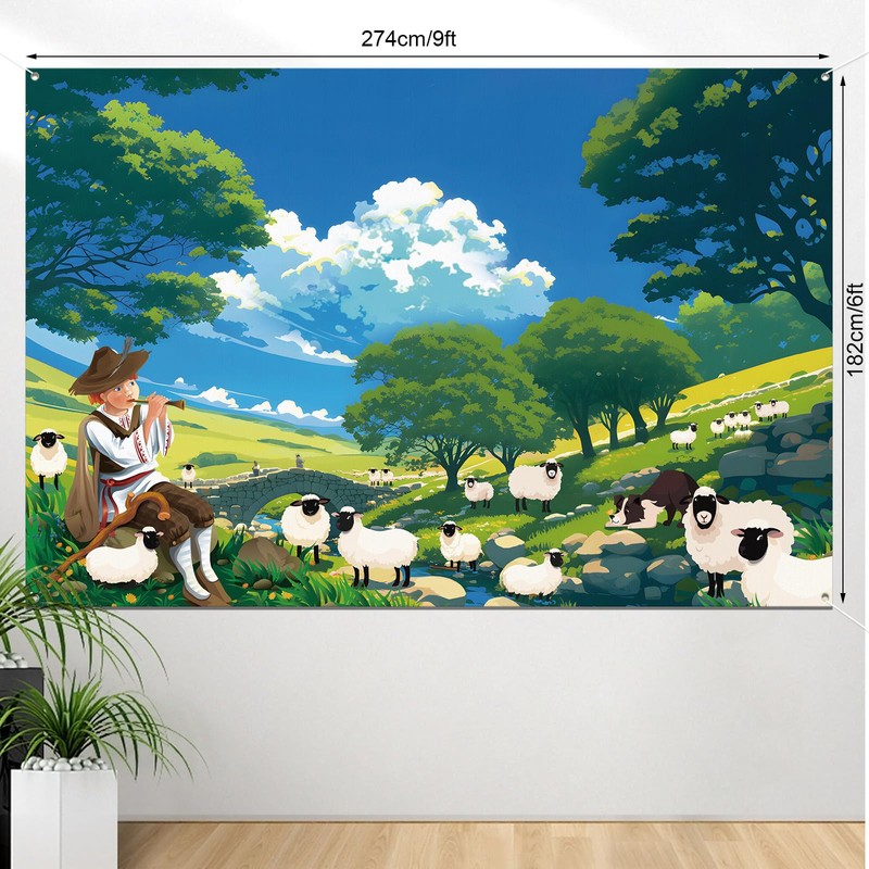 Tingjoo Emerald Isle Theme Vbs Backdrop 9 x 6 ft