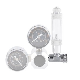 DONGKER Fish Tank CO2 Needle Check Valve,Stainless Steel Microdosing Valve Needle Bubble Counter Fish Tank Accessory