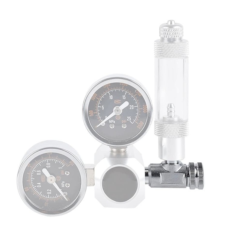 DONGKER Fish Tank CO2 Needle Check Valve,Stainless Steel Microdosing Valve