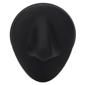 Soft Silicone Nose Model Simulated Black Nose Model for Acupuncture Teaching Instructions Jewelry Display