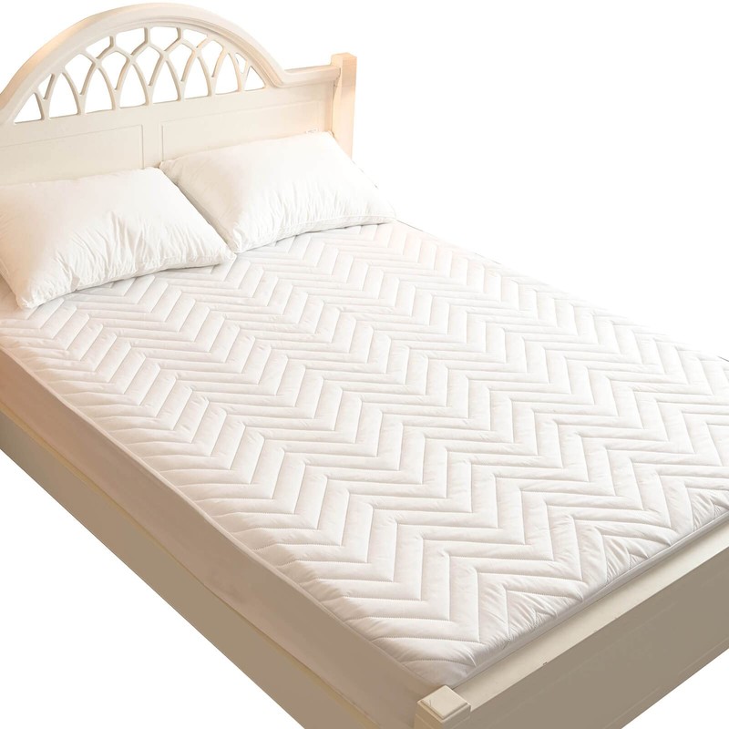 Quilted Waterproof RV Short Queen Mattress Protector Pad for 60