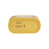 Karlsson KA5753YE LCD Backlit Digital Alarm Clock Gummy Rubberized ABS