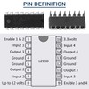 DAOKAI 10pcs L293D Stepper Motor Driver Controller DIP16 4 Channel