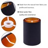 Wellmet BlackGold 6"x 6"x10" Lampshade, No Assembly Required, Classic Modern