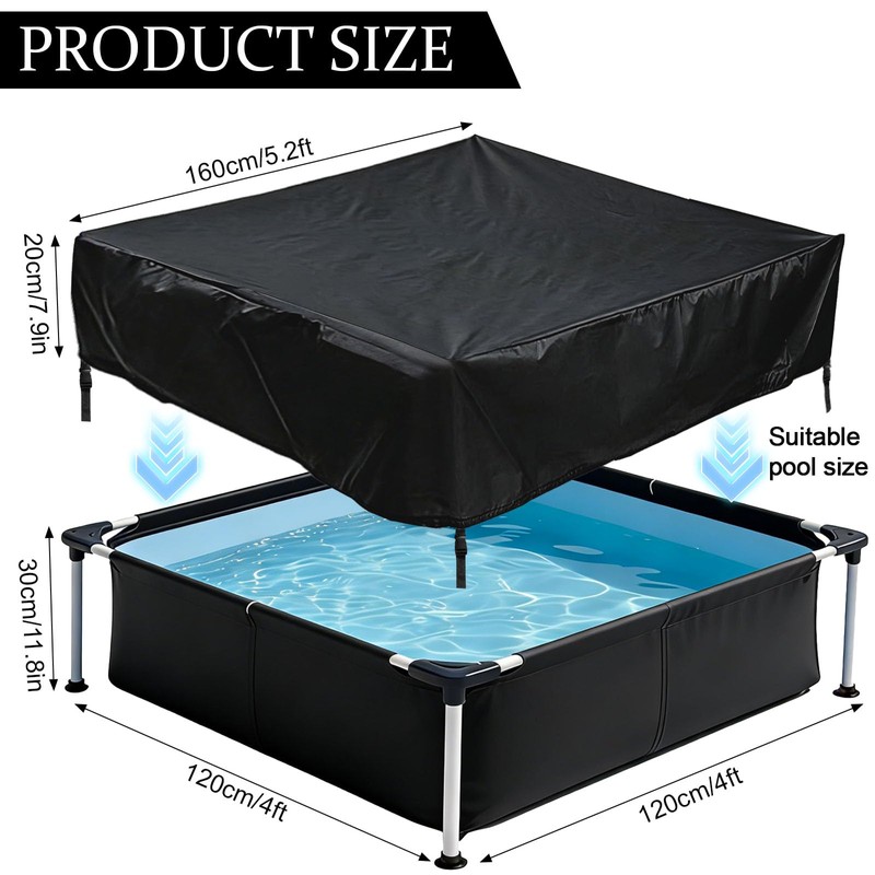 4 x 4 Ft Mini Frame Pool Cover for Frame