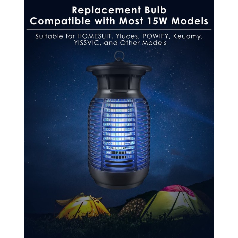 PACETAP E27 15W 2U Type Replacement Bulb, 2 Pack, Compatible