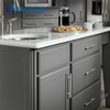 Kitchen Cupboard Door Pulls, LS201BSS, T-Design, Hollow Stainless Steel, Screws,