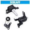 SEBLAFF 3PCS Engine Motor and Trans Mount Set Replacement for