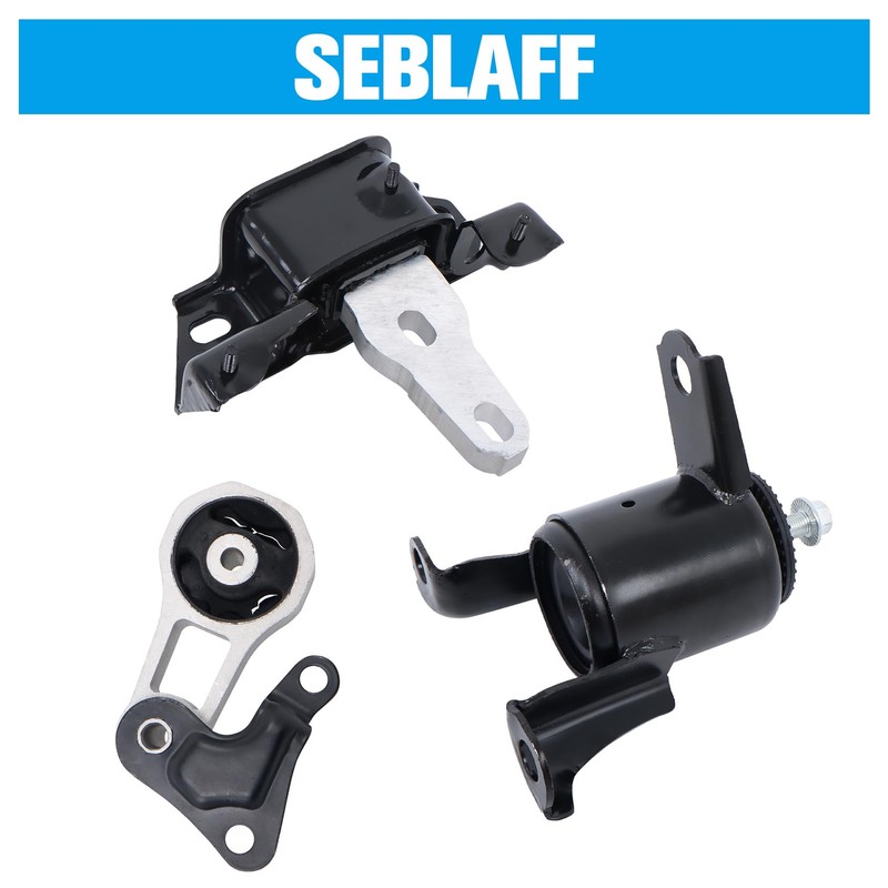 SEBLAFF 3PCS Engine Motor and Trans Mount Set Replacement for
