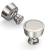 Amerdeco 10 Pack Brushed Satin Nickel Cabinet Knobs Single Hole
