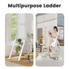 SOLADDER Step Stool, 2 Step Ladder with Anti-Slip and Wide