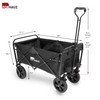 ForHauz Folding Collapsible Heavy Duty Wagon Cart with All-Terrain Wheels