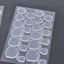 Double-Sided Transparent Nail Tape Stickers for Nail Art Tips One Tape Sheet GD12668 100ea