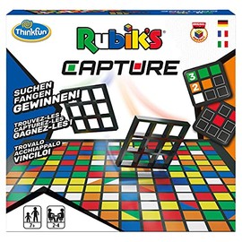 ThinkFun - 76463 - Rubik's Capture - The fast-paced colour and pattern search game for 4 people from 7 years. A fast game for boys and girls.