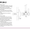 Westbrass R128-2-07 1/2" (5/8" OD) Sure Grip Low Pattern Flange