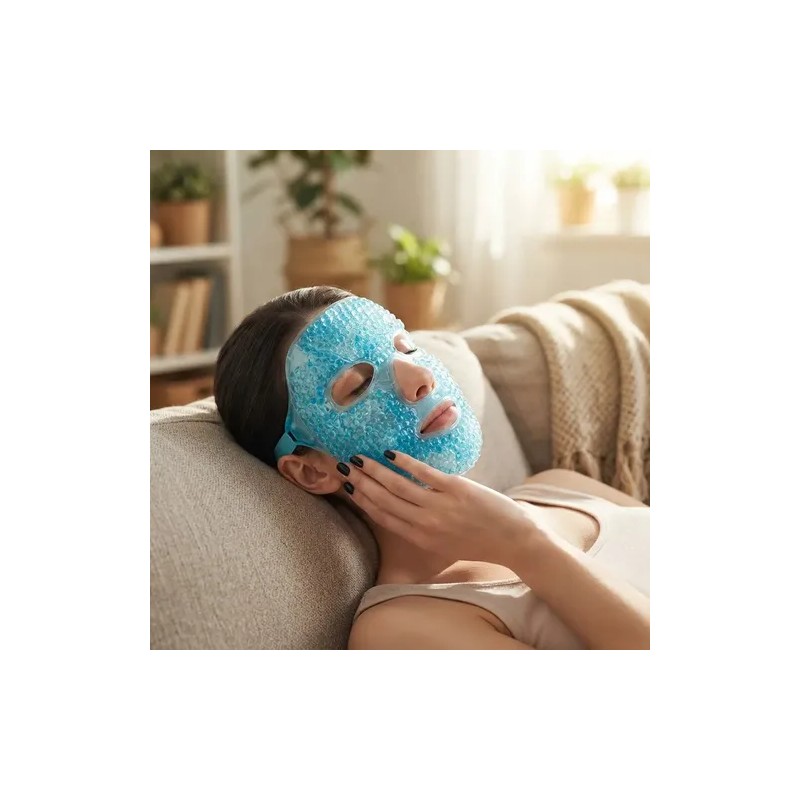 1 Mascara De Gel De Hielo, , Facial , Antiarrugas.