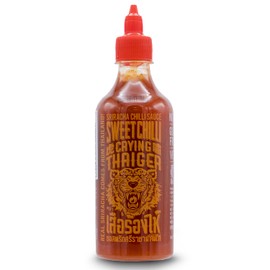 Crying Thaiger Sriracha Sweet Chili Sauce in Plastic Bottle 18.9oz (Pack of 12)