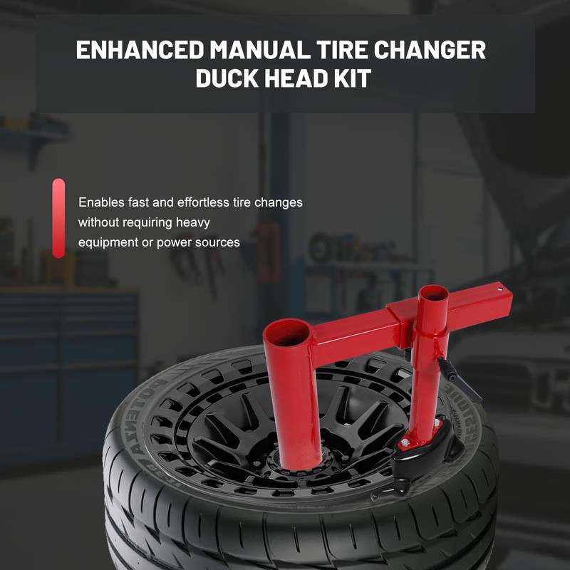 EASYBERG Manual Tire Changer Duck Head Adapter Kit Fit for