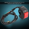 Motorcycle Handlebar Switch, Universal 22mm 7/8inch 12V Handlebar Headlight On/Off
