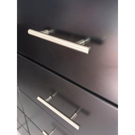 LIZOFERTAS Jaladera En Barra 22cm Acero Inoxidable Caja De 10