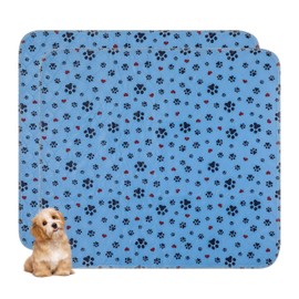 Washable Pee Pads for Dogs,2 Pack Extra Large 72"x72" Super Absorbent Reusable Puppy Pads,Non-Slip 100% Waterproof Dog Pee Pads,Pet Training Pads for Couch, Crate,Potty Training,Floor