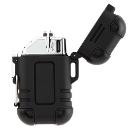 Cole Wheeler Rechargeable Waterproof Lighter - Portable LED Flashlight, Outdoor Emergency Light, Metal Plastic Construction