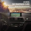 Betus Betus Car Dashboard Digital Clock - Vehicle Adhesive Clock