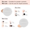 Zvrlampro 4 Pieces Cotton Powder Puff, Soft Makeup Puff for