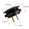 Wiredco 2X Round Red LED Voltmeter Voltage Display 12-24VDC Battery