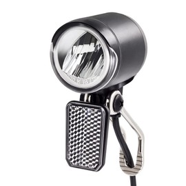 50 Lux Electric Bicycle Light with Stvzo Certificate, Fits Voltage 6 V - 48 V, Ebike Headlight Use Aluminium Alloy Housing