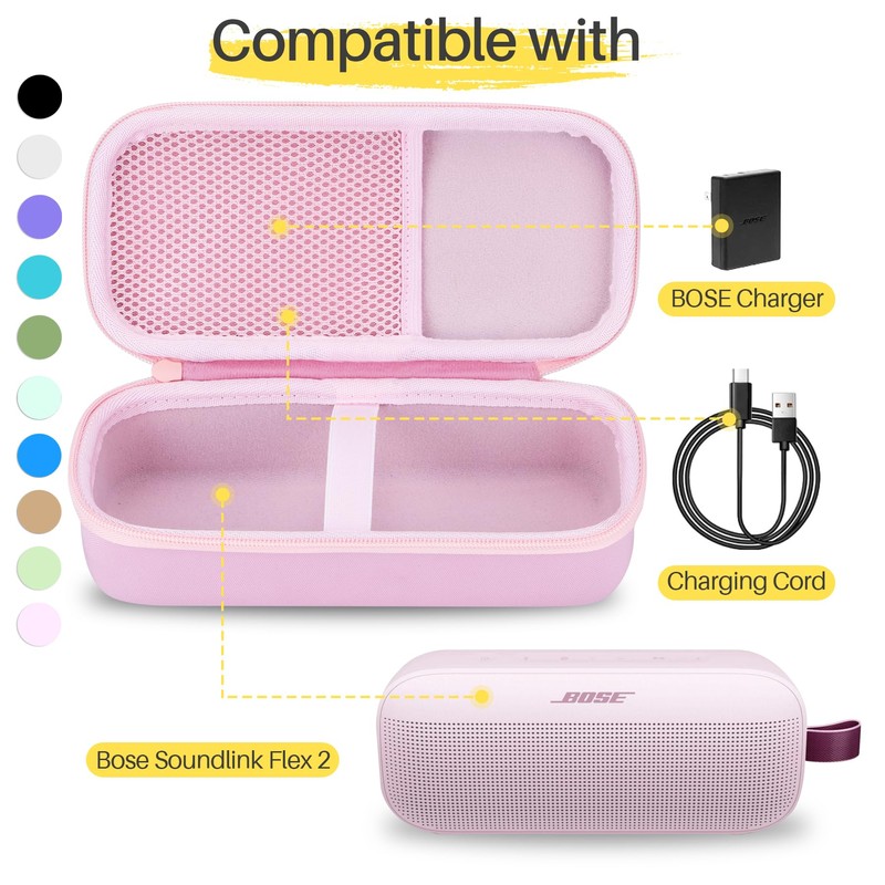 Lebakort Hard Case Compatible with Bose SoundLink Flex 2nd Gen/Bose