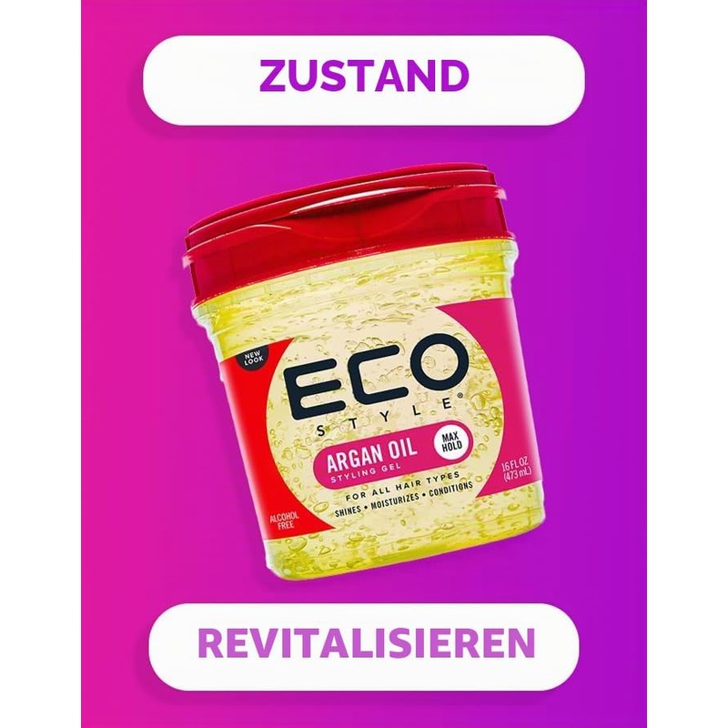 Eco Styler Moroccan Argan Oil Styling Gel 473 ml