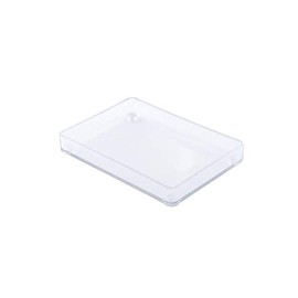 Kenney Countertop Trinket and Jewelry Tray, 6" L x 4.2" W x 0. 875" H, Clear
