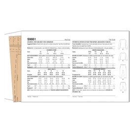 Simplicity Children's, Teens' and Adults' Knit Loungewear Sewing Pattern Packet, Design Code S9861, Sizes XS - L/XS - XL, Multicolor