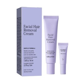 Hair Removal Cream Essence, Face Hair Removal Cream + Essence for the Face, Moisturising Hair Removal for Lips and Face, Painless and Long-Lasting