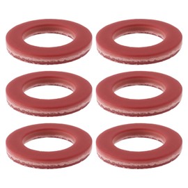 Briny River 30pcs Red Lower Gear Oil Drain Seals 13x8x2mm 90430-08020 90430-08003 Compatible with AMAHA 6 15 18 30 40 60