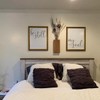 Wood Wall Planter Set of 2, Wood Wall Pocket for