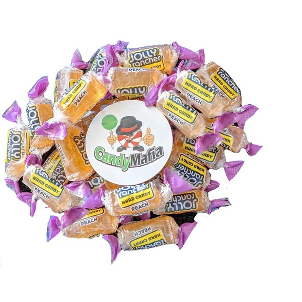 CandyMafia Bundle - PEACH Jolly Ranchers Peach 1.2 Pound Bag + Magnet