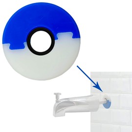 Flibyt Bathtub Spout Back Seal, Protect Bath Finished Wall from Water, Tub Spout Water Leakage Disc Seal for 1/2" Copper Pipe (OD 0.63" / 16mm)