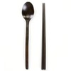 Hometree Natural Lacquer Jujube Wood Oval Cutlery Set / 홈트리