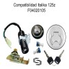 Kit Cerraduras Switch Completo Alta Calidad Italika 125z