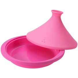 シリコン タジン鍋 20cm マゼンタピンク レシピ付