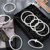 Soaoo 24 Pcs Christian Bracelets Cross Silicone Bracelet White Braided